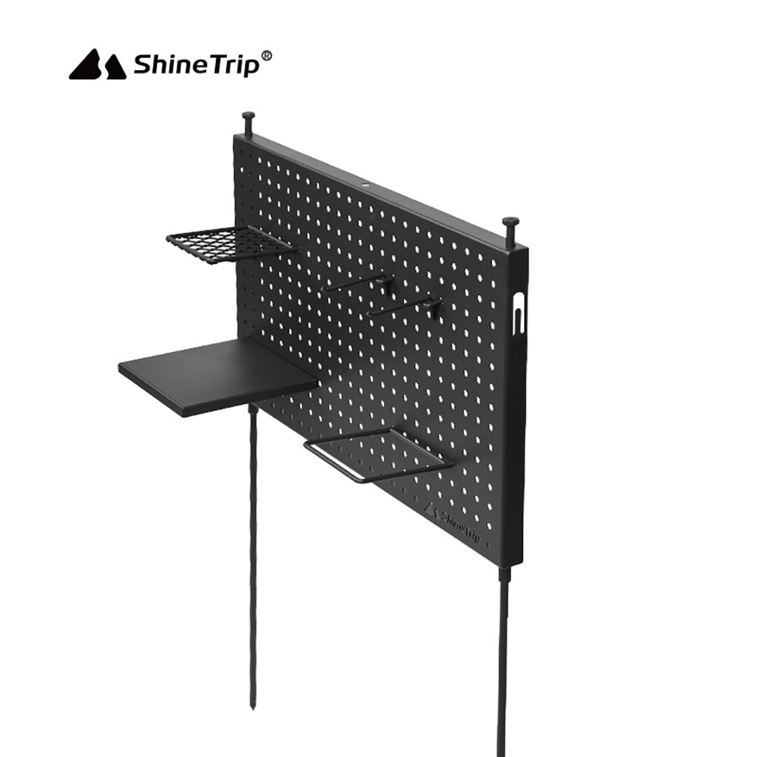 Shine Trip パンチングメッシュウォール 壁面収納 卓上 収納 ラック