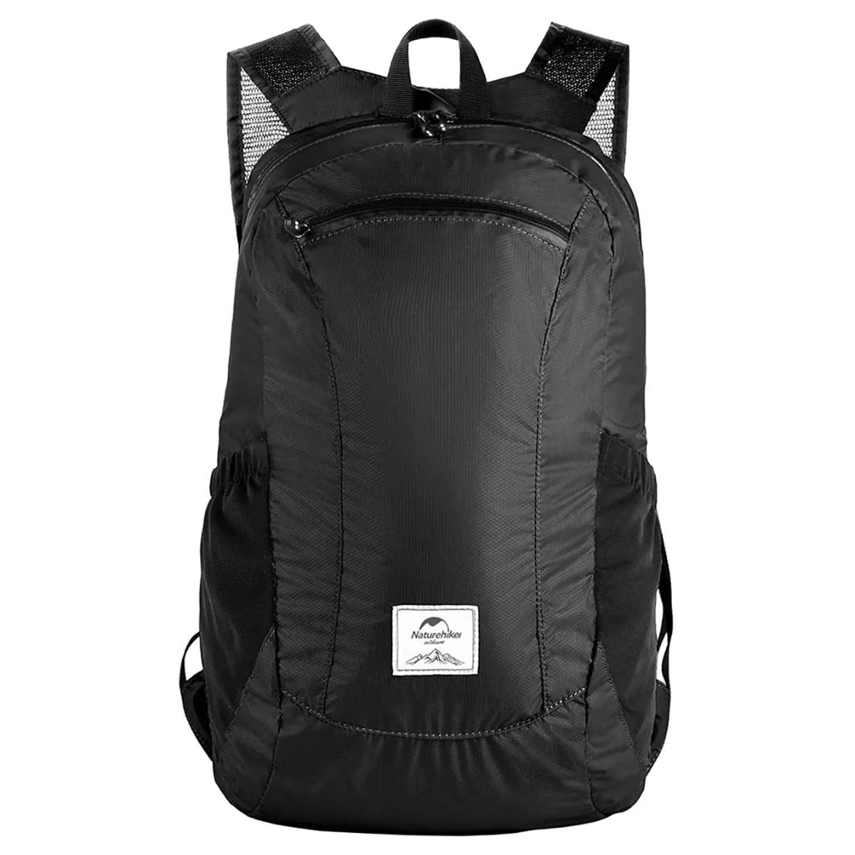 ブラックリュック 折りたたみ式　ジェンヌの大人気初リュック NatureHike（ネイチャーハイク） アウトドア 旅行 折りたたみリュック