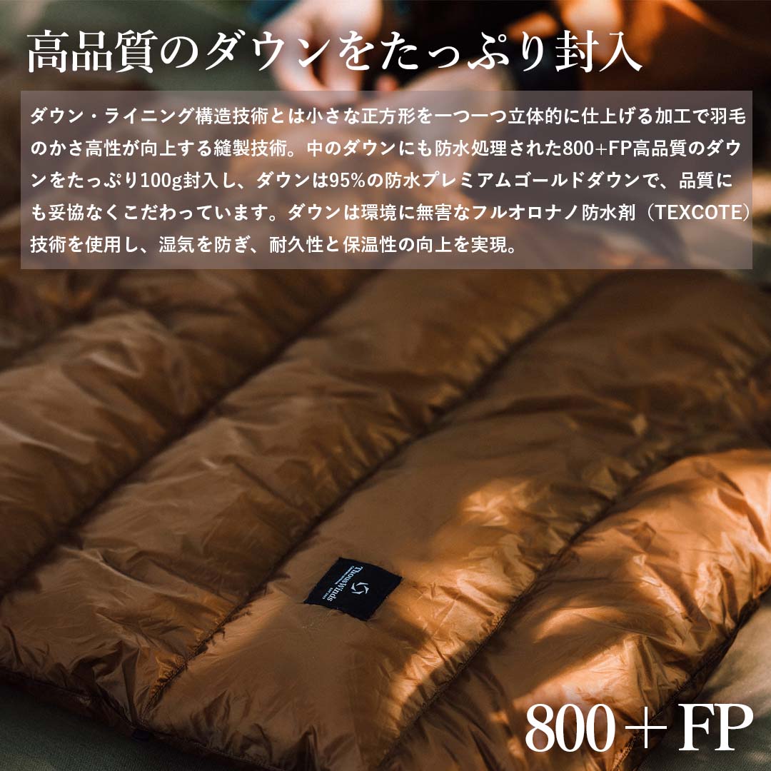 N.W　コンパクトダウン寝袋　インナーシーツ Hill Stone インナーシュラフ フリース 寝袋 毛布 封筒型