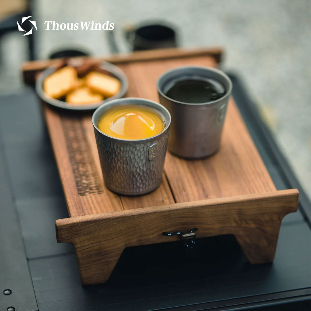 ThousWinds マグカップ アウトドア チタン ThousWindsチタン製ダブル