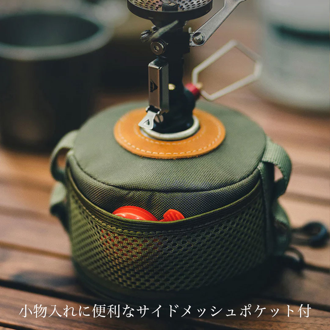 ThousWinds OD缶用タクティカルガス缶カバー ガス缶230g専用  【ブラック・オリーブ・カーキ】｜hermanherman｜05