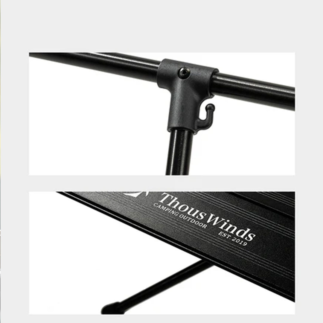 ThousWinds アウトドア テーブル 折りたたみ 軽量 アルミ 高さ