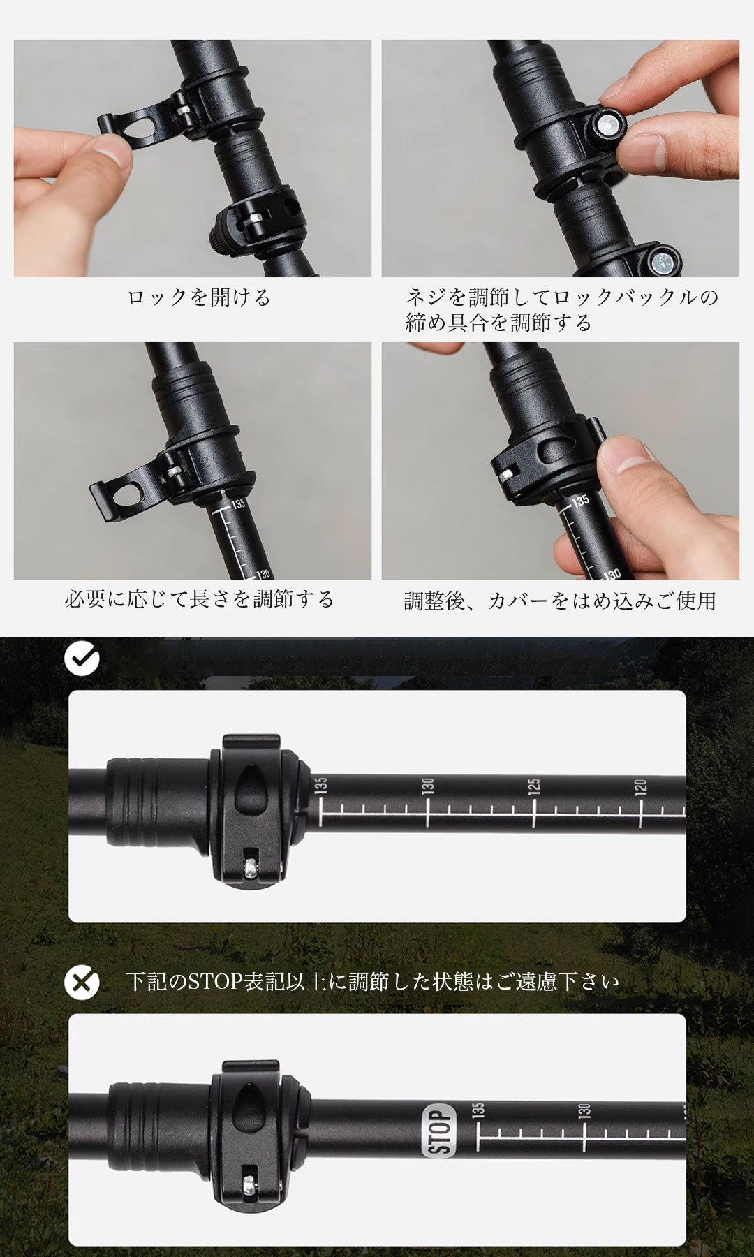 ThousWinds トレッキングポール カーボンファイバー 高級カーボン製