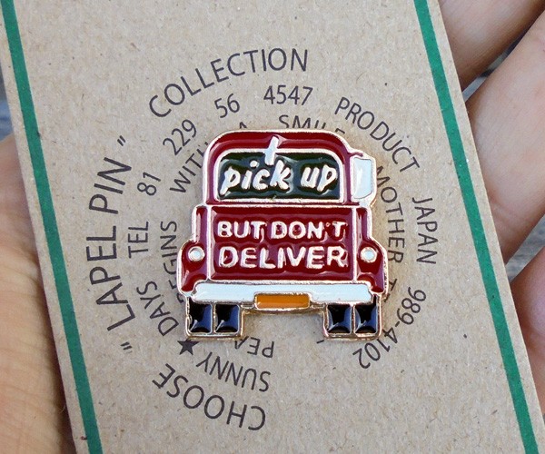 レターパックプラス対応 ラベルピン トラック カメラ 星条旗 U.S.フラッグ ネコ リンゴ りんご ポテト PINS ピンバッヂ ピンバッジ ピンズ バタフライクラッチ |  | 01