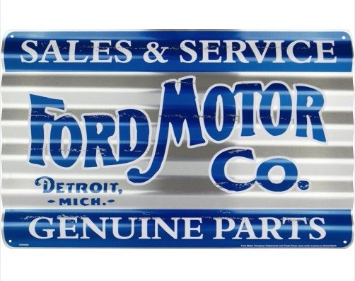 波板 アルミサイン FORD フォード CHEVROLET シボレー アルミ製