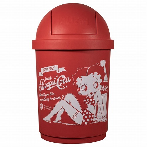 BETTY BOOP（ベティ ブープ） 35リットル プッシュ式 ダストボックス
