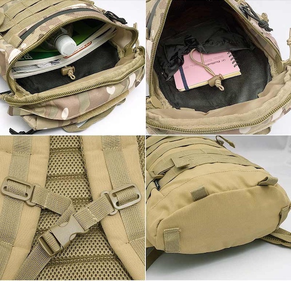 MOLLE モール リュックサック カモフラージュ 迷彩柄 バックパック