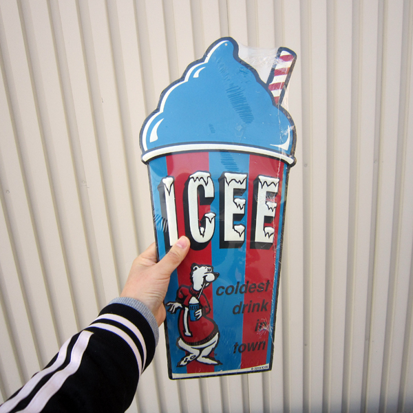 USA ビンテージ 特大 ブリキ看板 ボーデンアイス ELSIE USA ビンテージ 特大 ブリキ看板 ボーデンアイス ELSIE