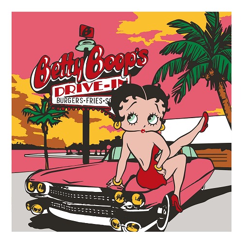 16日まで☆　ベティ・ブープ 　アメリカン雑貨　アンティーク雑貨　　電飾 Amazon.co.jp: BETTY BOOP LED キャンバス ライト ボックス