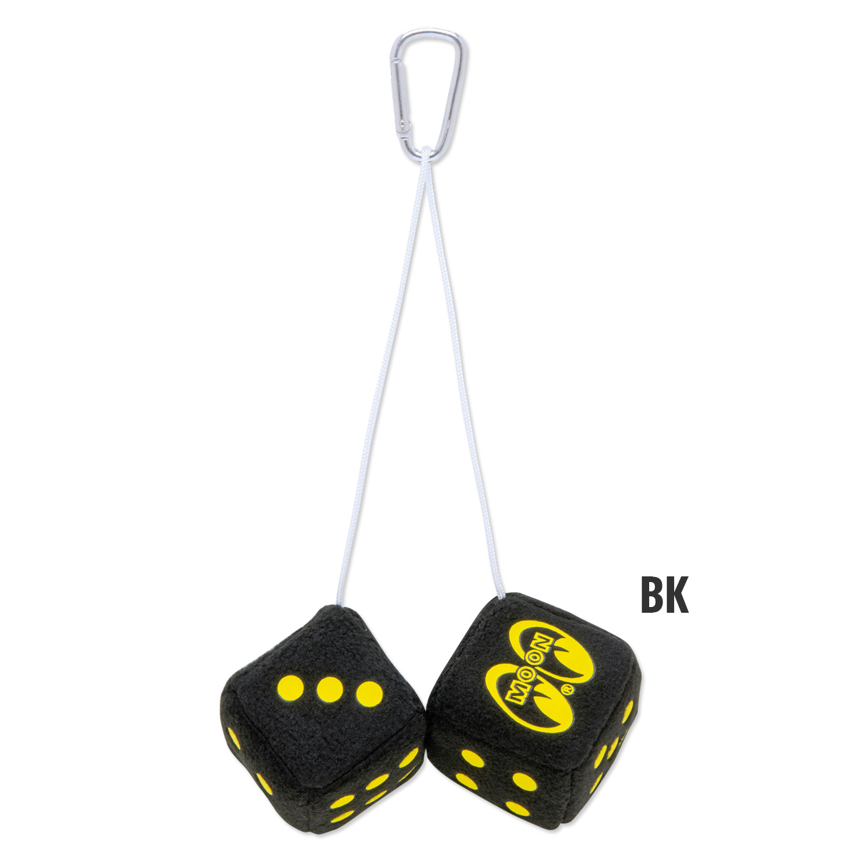 レターパックプラス対応 MOONEYES ムーンアイズ ミニ ファジーダイス イエロー ピンク ハンギングダイス サイコロ カーアクセサリー 車内アクセ インテリア | MOONEYES | 05