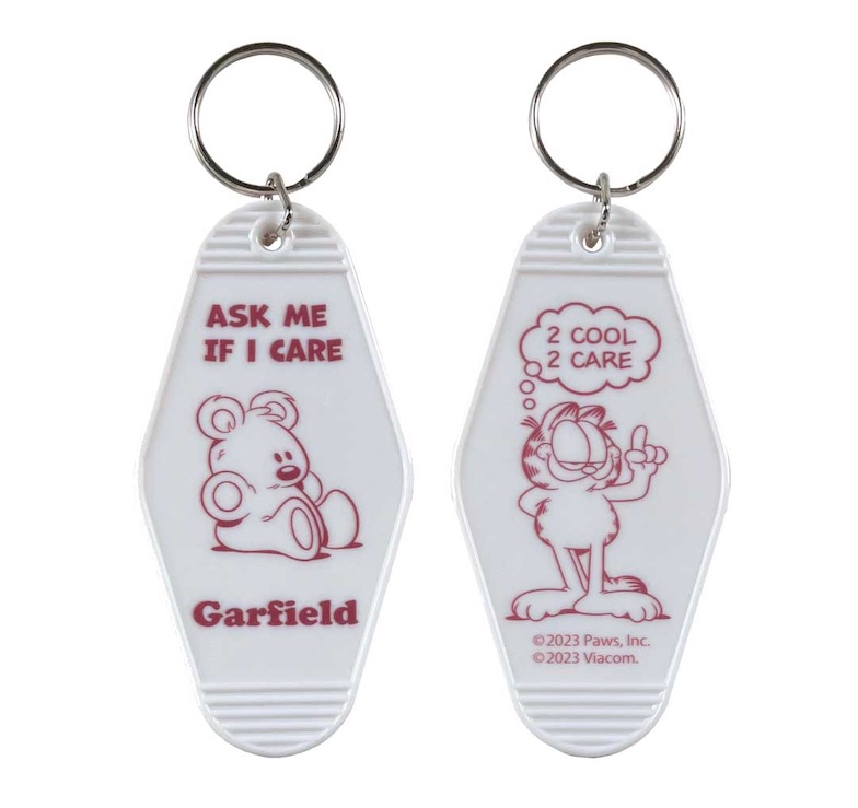 レターパックプラス対応 ガーフィールド ホテルキー キーホルダー