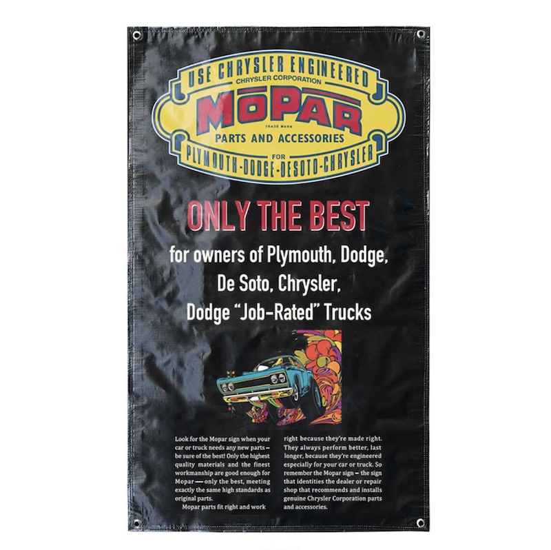 プロモーション バナー TRUMP MOTOR OIL NAPA ナパ MOPAR モパー