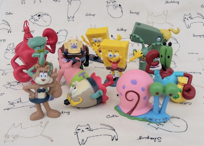 スポンジボブ PVCフィギュア 12個セット アメリカキャラクター