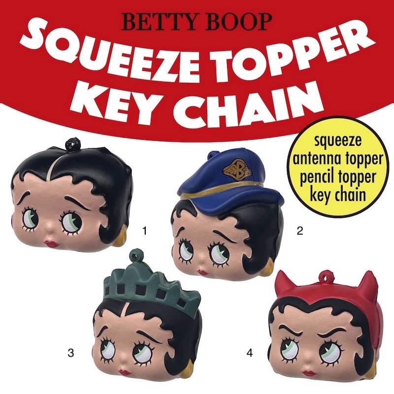 レターパックプラス対応 BETTY BOOP ベティブープ スクイーズトッパー