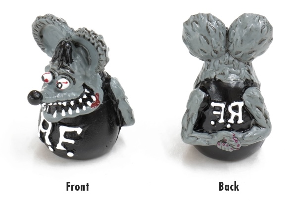レターパックプラス対応 RAT FINK ラットフィンク エアーバルブ キャップ 1ペア 緑色 グリーン グレー フィギュア カーアクセサリー ドレスアップ カスタム |  | 02