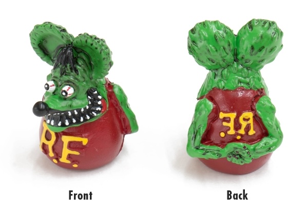 レターパックプラス対応 RAT FINK ラットフィンク エアーバルブ キャップ 1ペア 緑色 グリーン グレー フィギュア カーアクセサリー ドレスアップ カスタム |  | 01