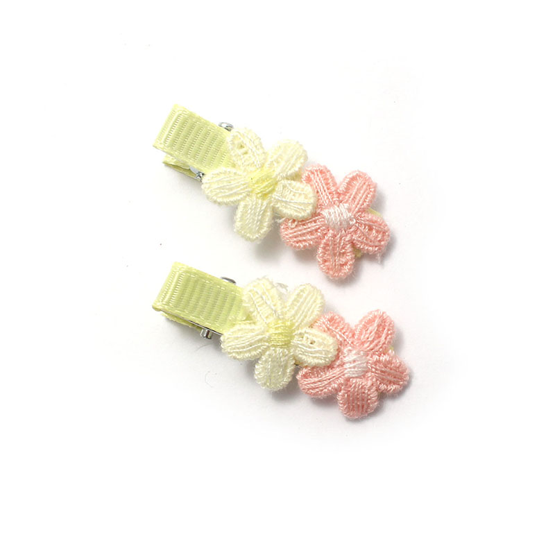 ヘアーピン お花レース 2個セット マカロンカラー B20 グログラン