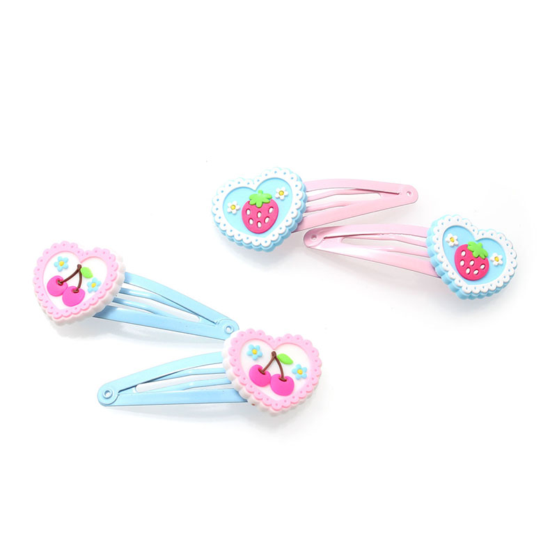 ヘアピン パッチン留め ペア B37- 子供 かわいい 髪留め 前髪