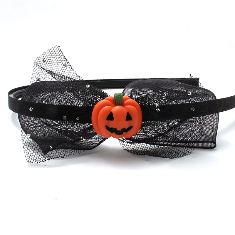 カチューシャ ハロウィン チュール ダブル リボン C06-26 ジャック