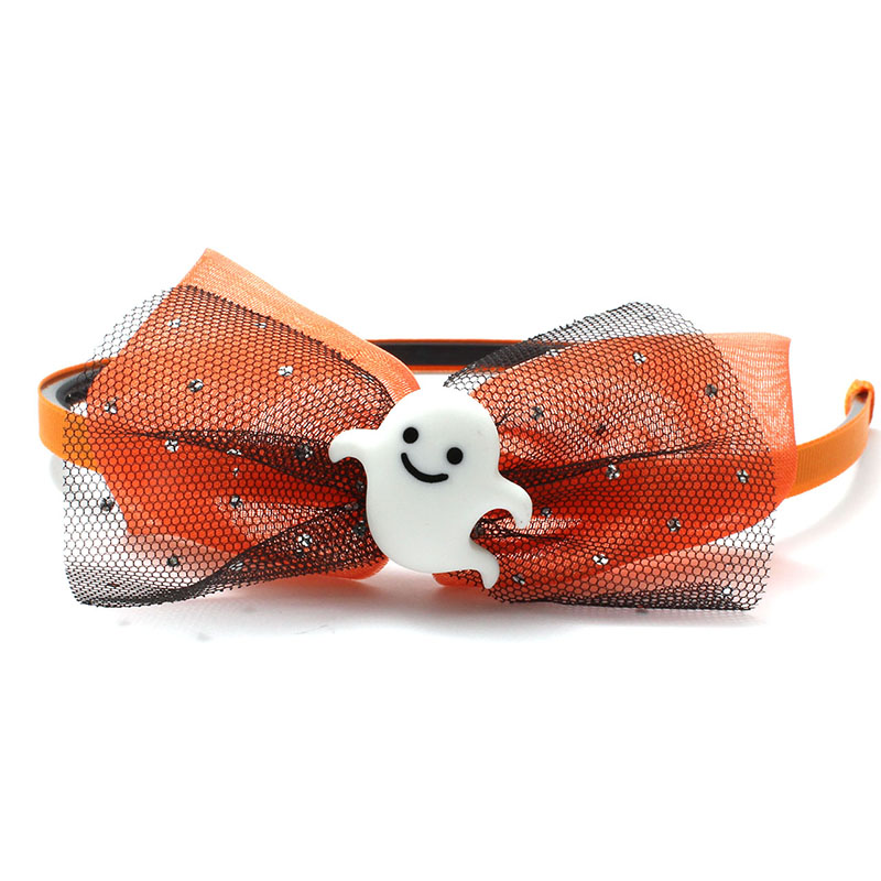 カチューシャ ハロウィン チュール ダブル リボン C06-26 ジャック