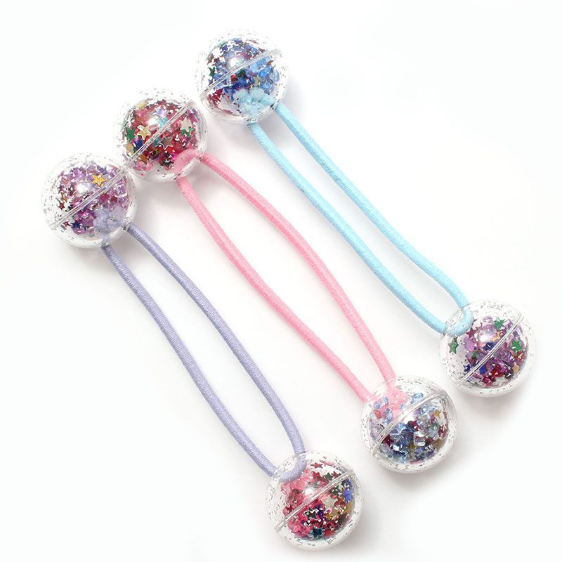 ヘアゴム カプセル大 C25-30 ホログラム キッズ 子供 ヘアポニー