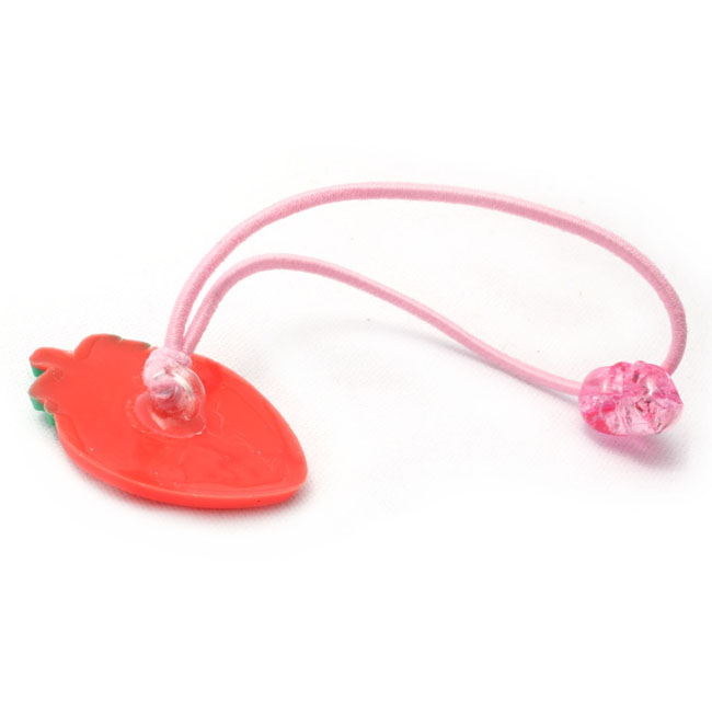 ヘアゴム ダイカット フルーツ ラバーゴム C25-31 女の子 子ども