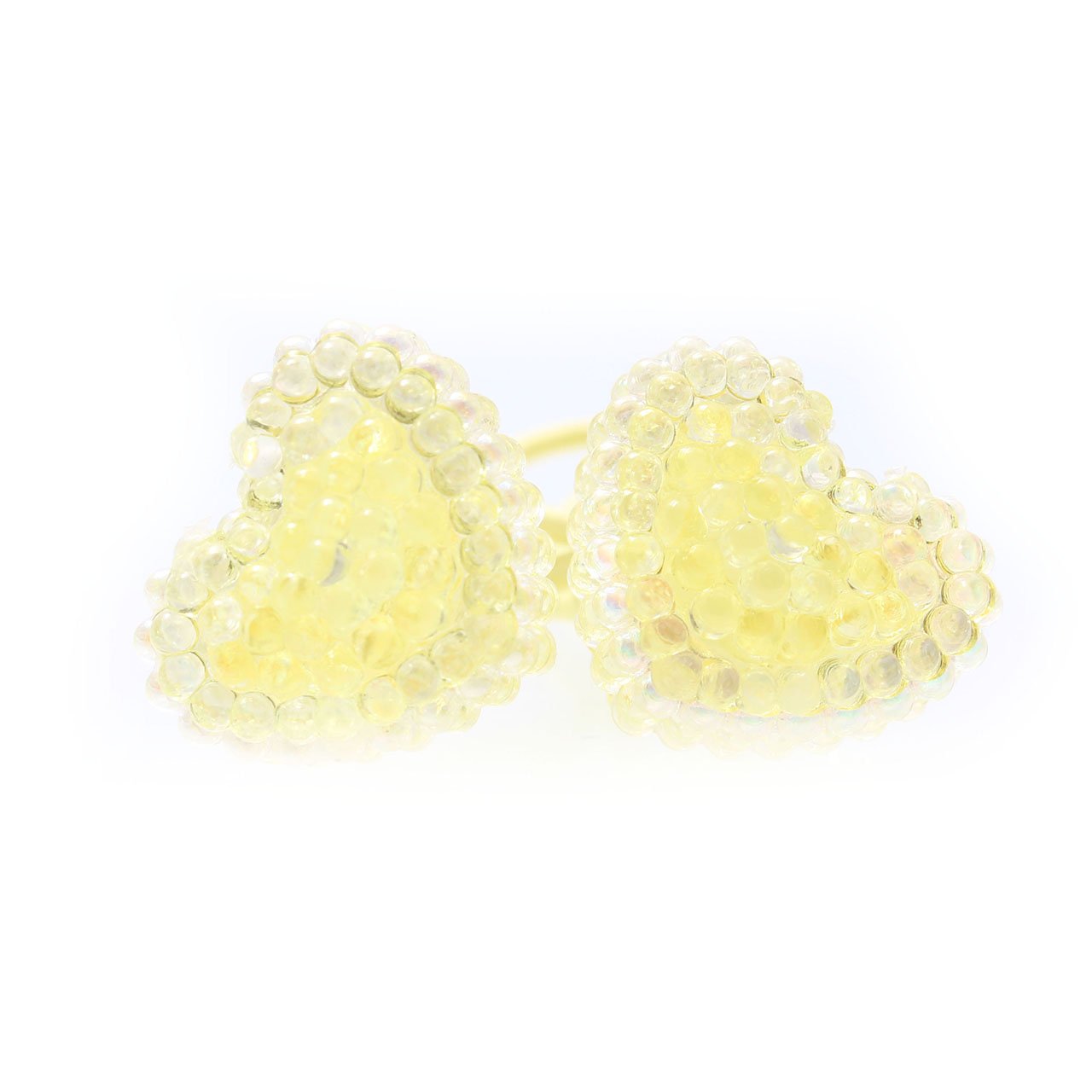 ヘアゴム ハート C25-70 キッズヘアゴム キラキラ 子供 ヘア