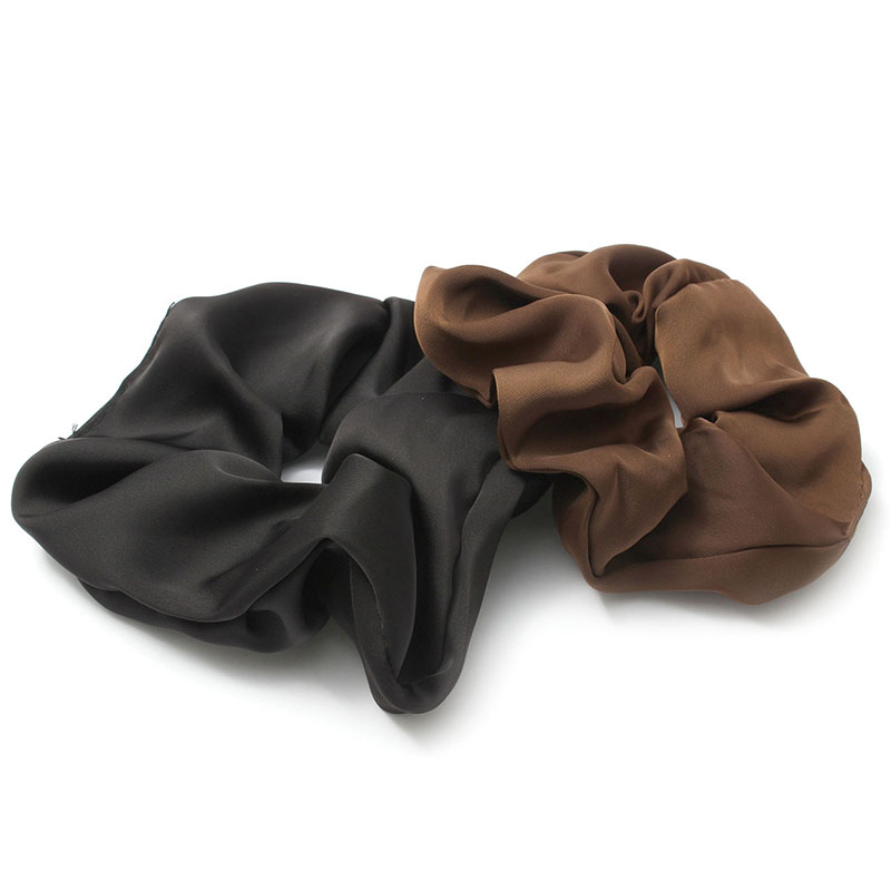 シュシュ バックサテン ブラックフォーマル E07- 就活 冠婚葬祭 まとめ