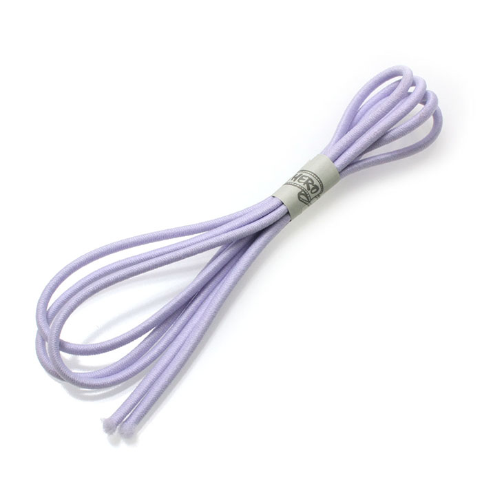 ハンドメイド ヘアゴム☆ラベンダーカラー ヘアゴム カラーロングヘアゴム HR-I23 Mサイズ 約3mm×100cm