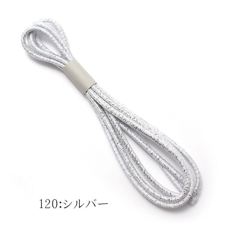 ヘアゴム ラメ入 ロングゴム HR-I24 Mサイズ 約3mm×100cm