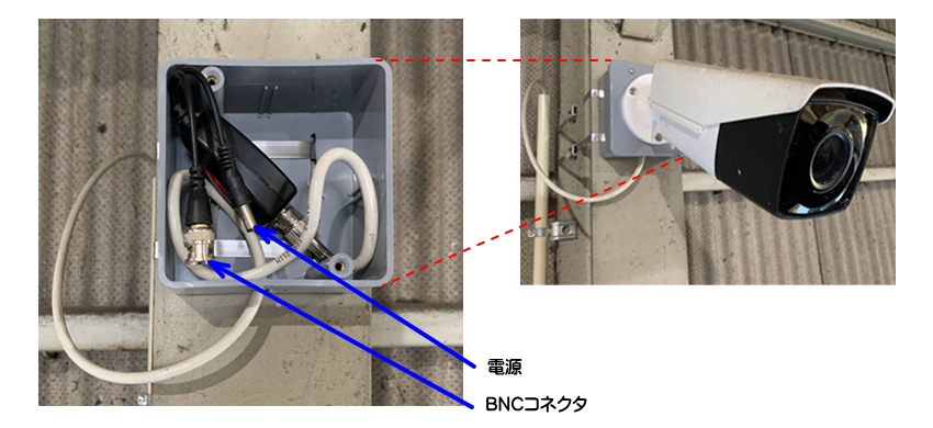 防犯カメラ 映像 電源 ワンケーブルユニット AHD CVI 同軸ケーブル