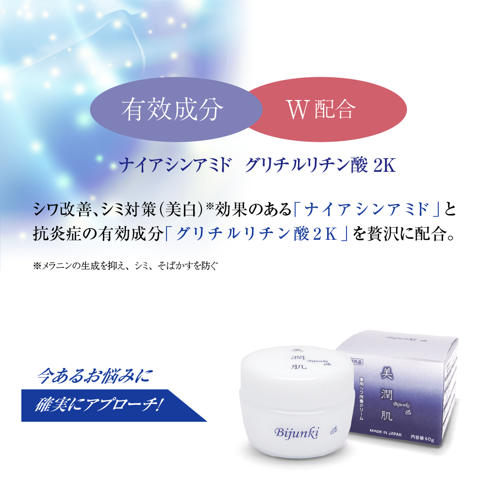シワ改善 薬用シワ改善クリーム 美潤肌 60g 医薬部外品 ナイアシン