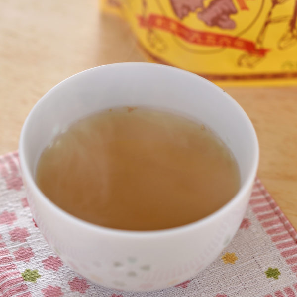 蒸し生姜湯