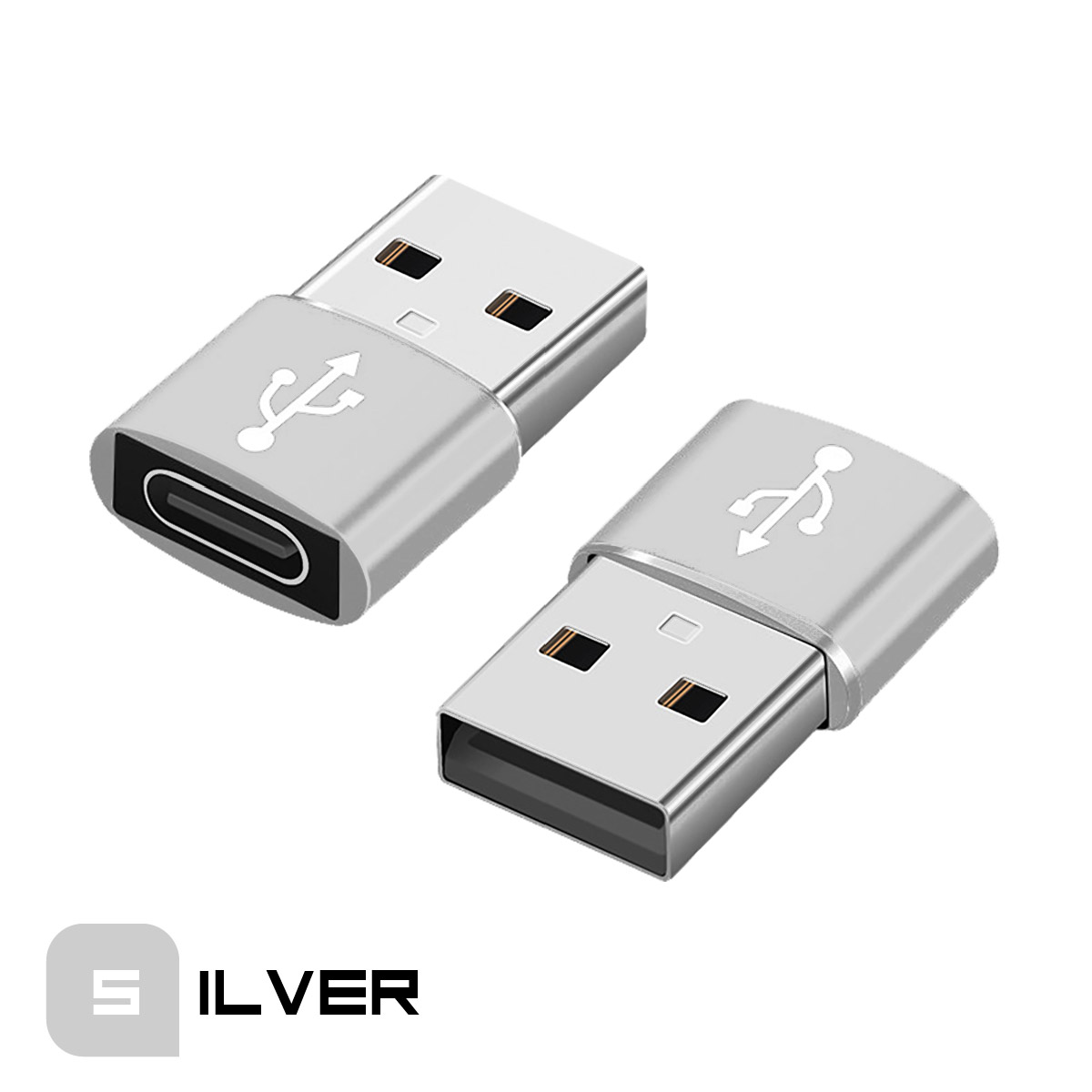 Type-C 変換アダプター USB Type-A 充電器 タイプC to USBタイプA iPhone スマホ HDD SSD パソコン ハブ データ転送 コンパクト 小さい