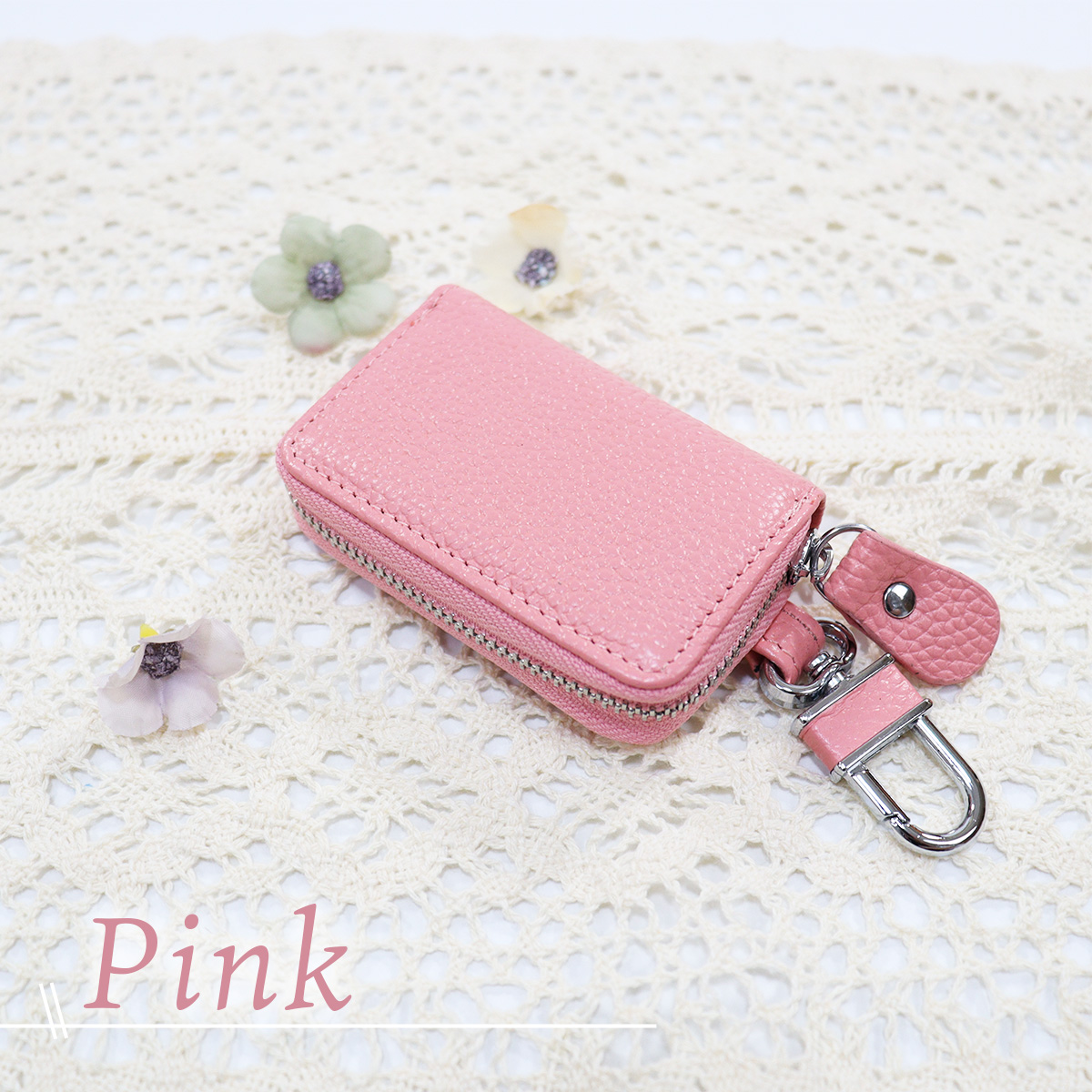 キーケース メンズ 本革 スマートキー レディース 車の鍵 小さい ブランド おしゃれ レザー かわいい カラビナ コンパクト 小さめ 1本 2個 プレゼント ギフト | ブランド登録なし | 08
