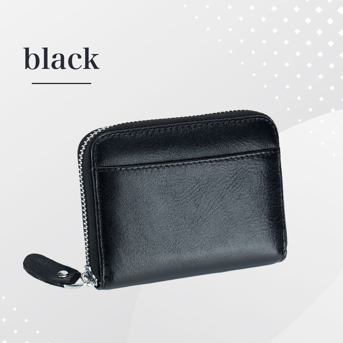 【新品】鑑定しない方へ　二つ折り財布 ブラック 最終処分価格 財布 メンズ 二つ折り 本革 牛革 コンパクト ミニ財布