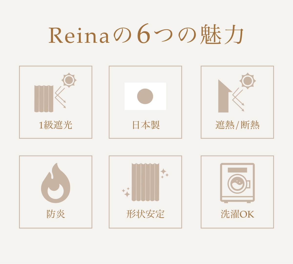 reinaの６つの魅力