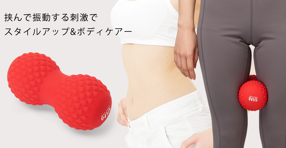 フィットネスクラブがつくった 振動型シェイプツインボール