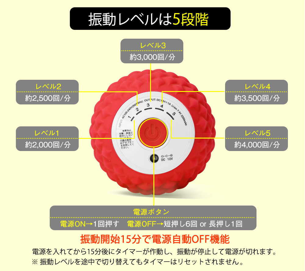 フィットネスクラブがつくった 振動型シェイプツインボール