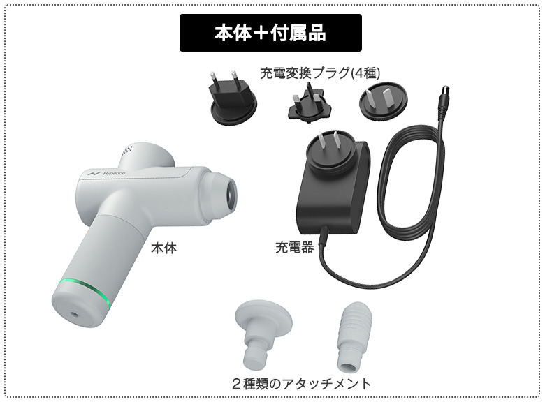 Re Hypervolt GO2 ハイパーアイス ハイパーボルト 振動3段階 小型