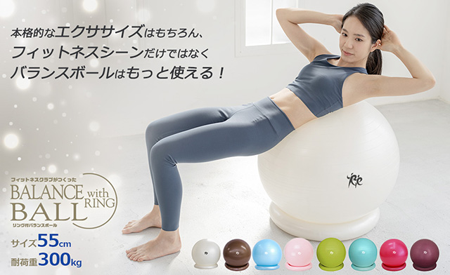 バランスボール サイズ55cm 耐荷重300kg【税込・送料無料】