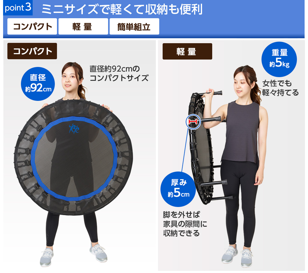 フィットネスクラブがつくった トランポリン　Active