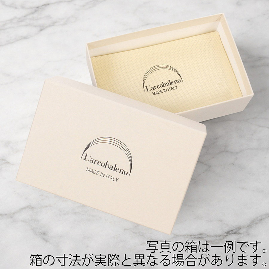 L'arcobaleno（ラルコバレーノ） スナップ二つ折りミニウォレット ミニ