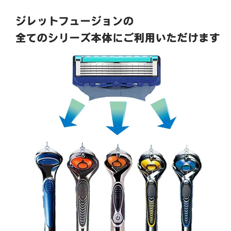 ジレット替刃　フュージョン　 プログライド　プロシールド　 まとめ売り ジレット替刃 ジレット フュージョン 替刃 5枚刃 互換性 プロ