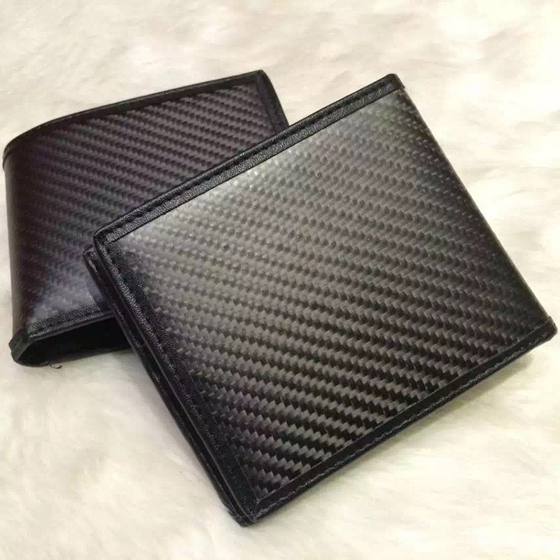 【爆買】H3Y リアルカーボン 本革 レザー 財布 サイフ ウォレット 小銭入れ お札入れ 小物 カード入れ 即納 ファッション XJ007 リアルカーボン 本革 レザー 財布 サイフ ウォレット 小銭入れ お