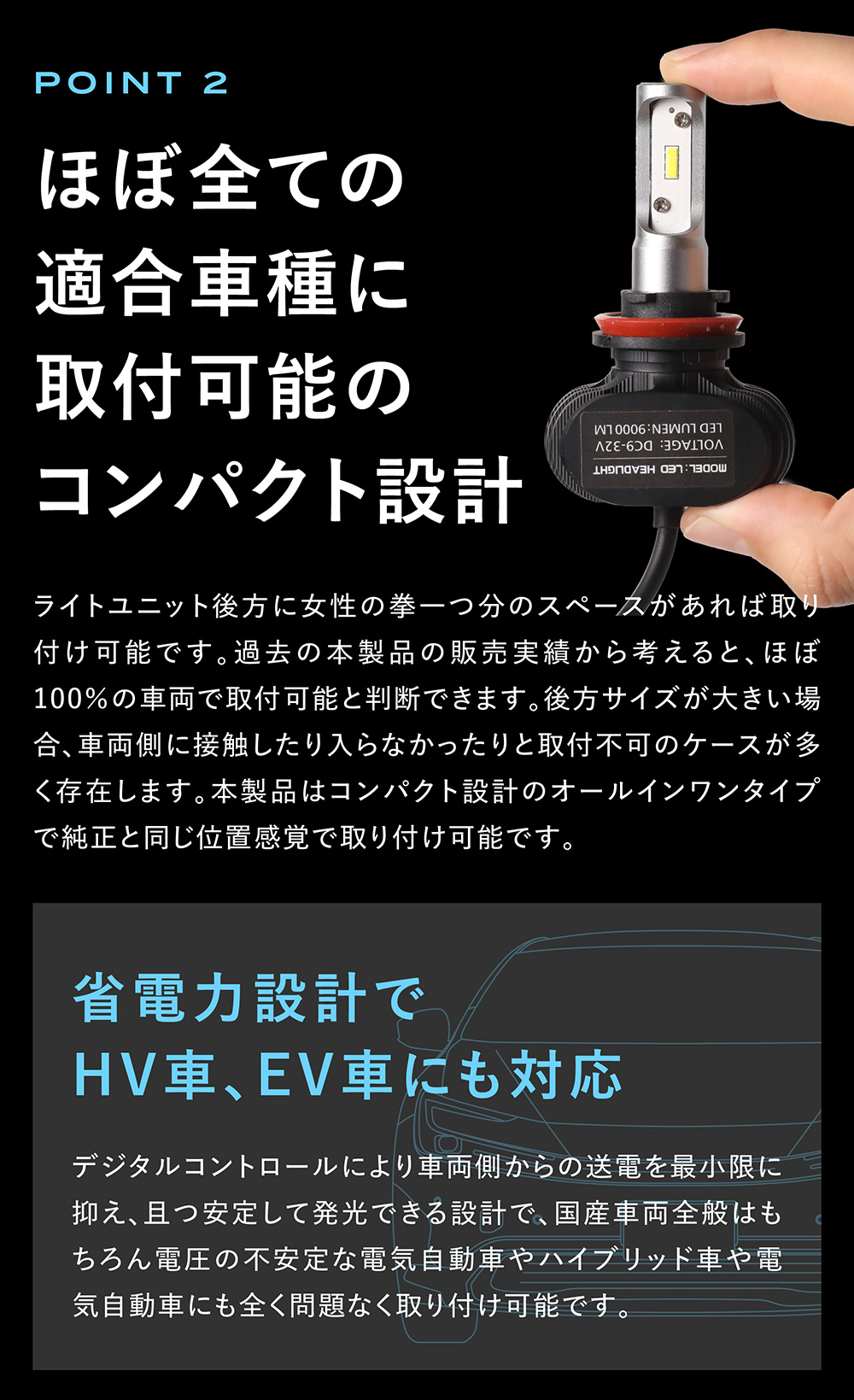 B21W 前期 後期 デイズ ハイウェイスター LED 車検対応 明るい9000LM