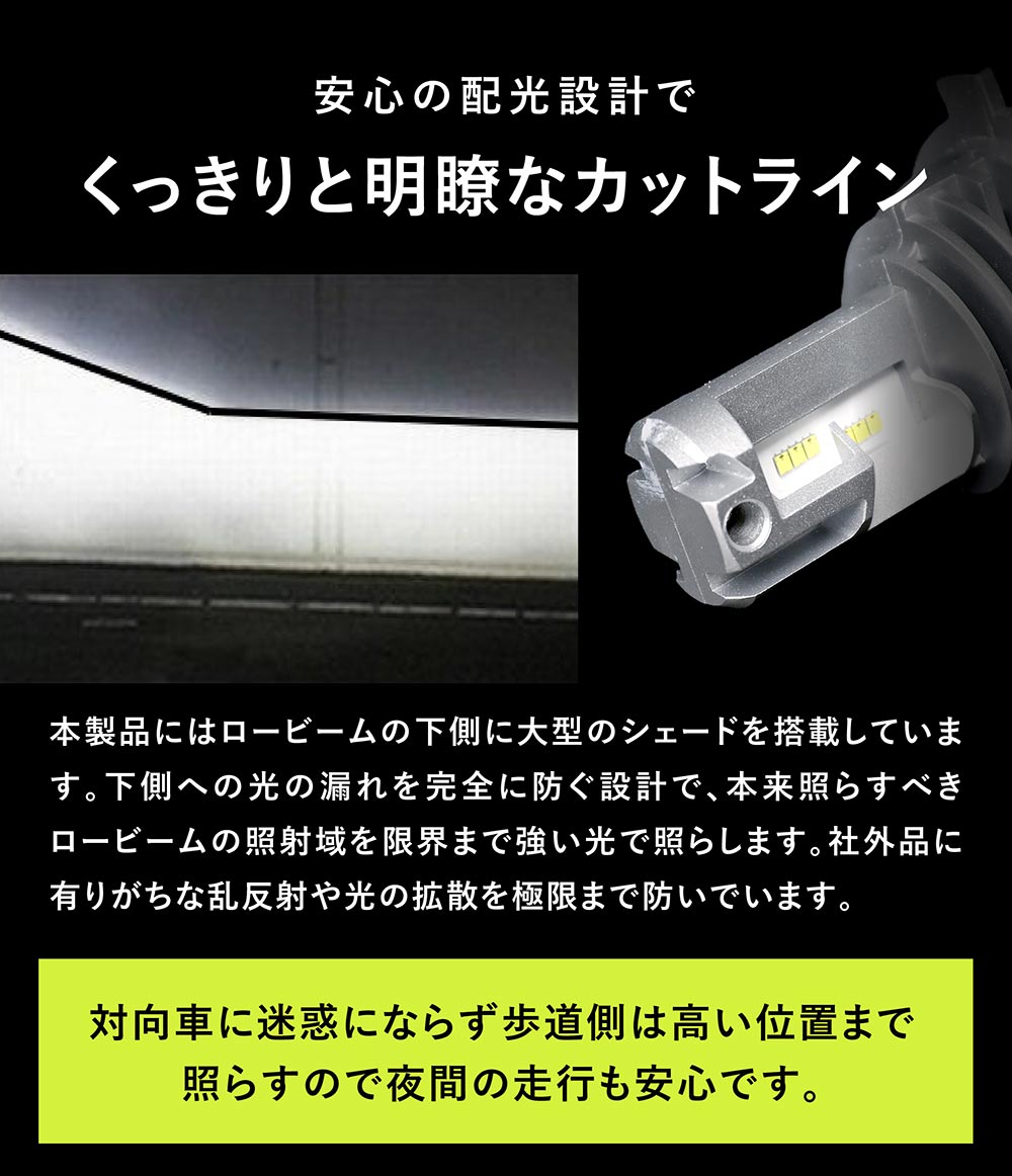 アルテッツァ 10系 車検対応 明るい ホワイト カットライン LED ヘッドライト H4 LED バルブ 1年保証 |  | 13