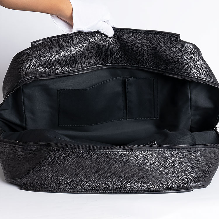 falorni（ファロルニ） ボストンバッグ 1000 ラムレザー 羊革 ブラック