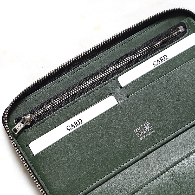LE'SAC（レザック） 財布 長財布 デニム ブルー/青 8149 クロコダイル