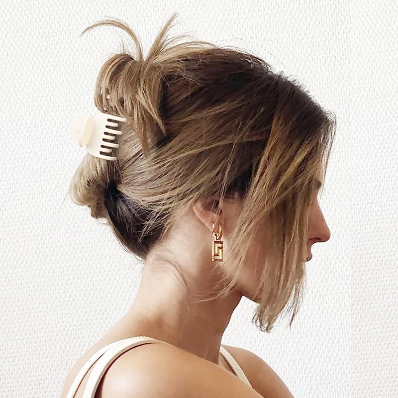 ヘアミニクリップ　5点　オーダー ヘアクリップ アウトレット5色セットマットカラーミニバンスクリップ
